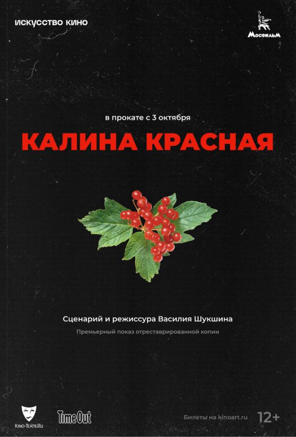 Фильм Калина красная 1973 года смотреть онлайн с Василием Шукшиным и Лидией Федосеевой-Шукшиной